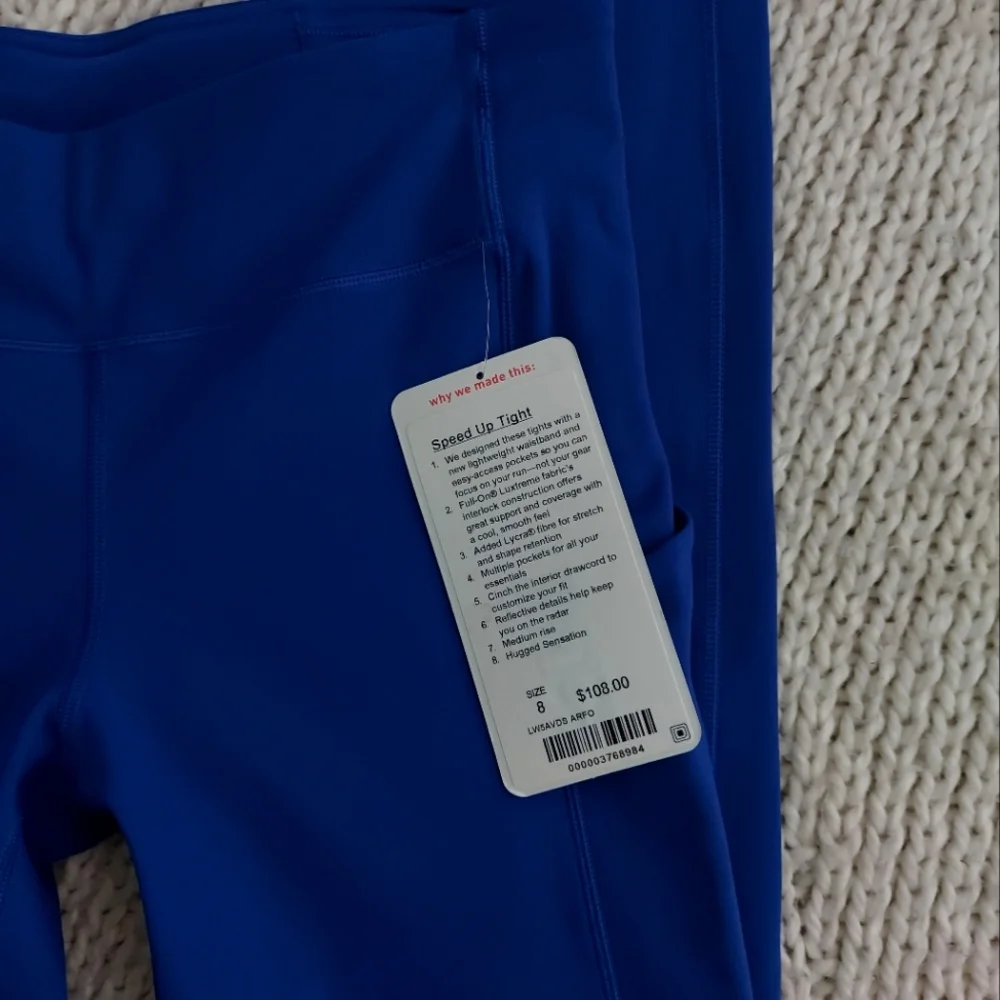 LULULEMON New Speed Up MR Tight 28" - Air Force Blue - Picture 3 of 9